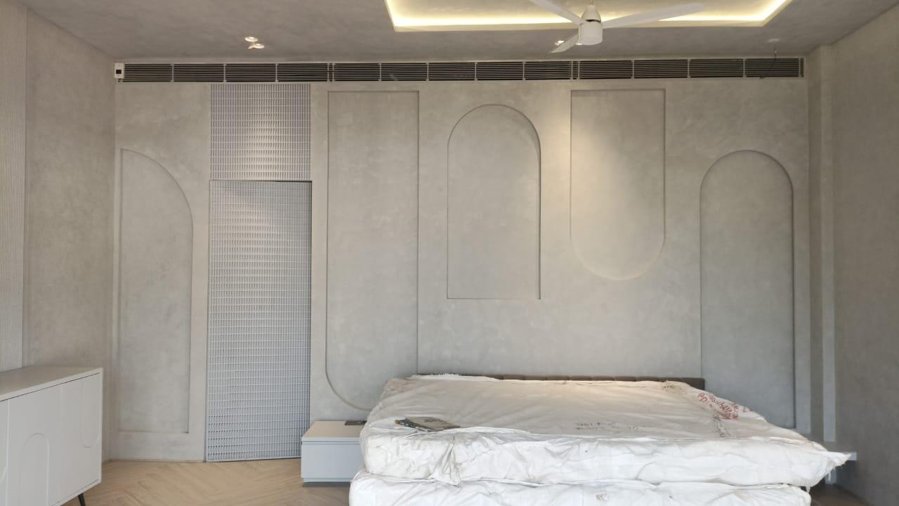 Bedroom feature wall