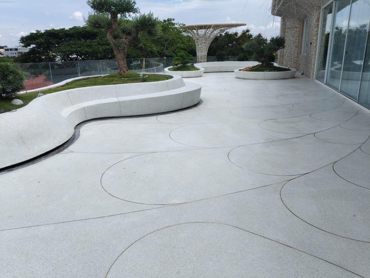 Retail terrazzo